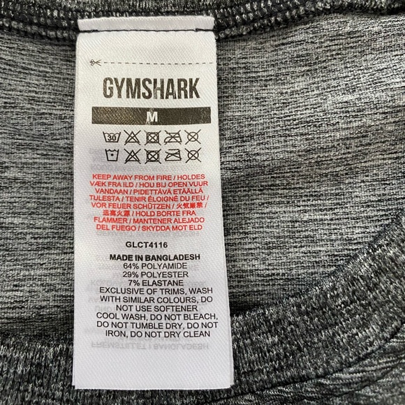 GymShark Training Crop Top Medium. - Picture 2 of 2